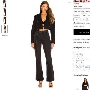 SOLD  Pistola’s Alexa High Rise Slim Flare Jean
